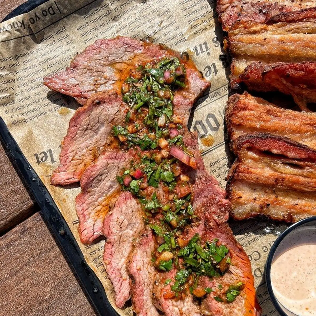 Tri-Tip and Pork Belly