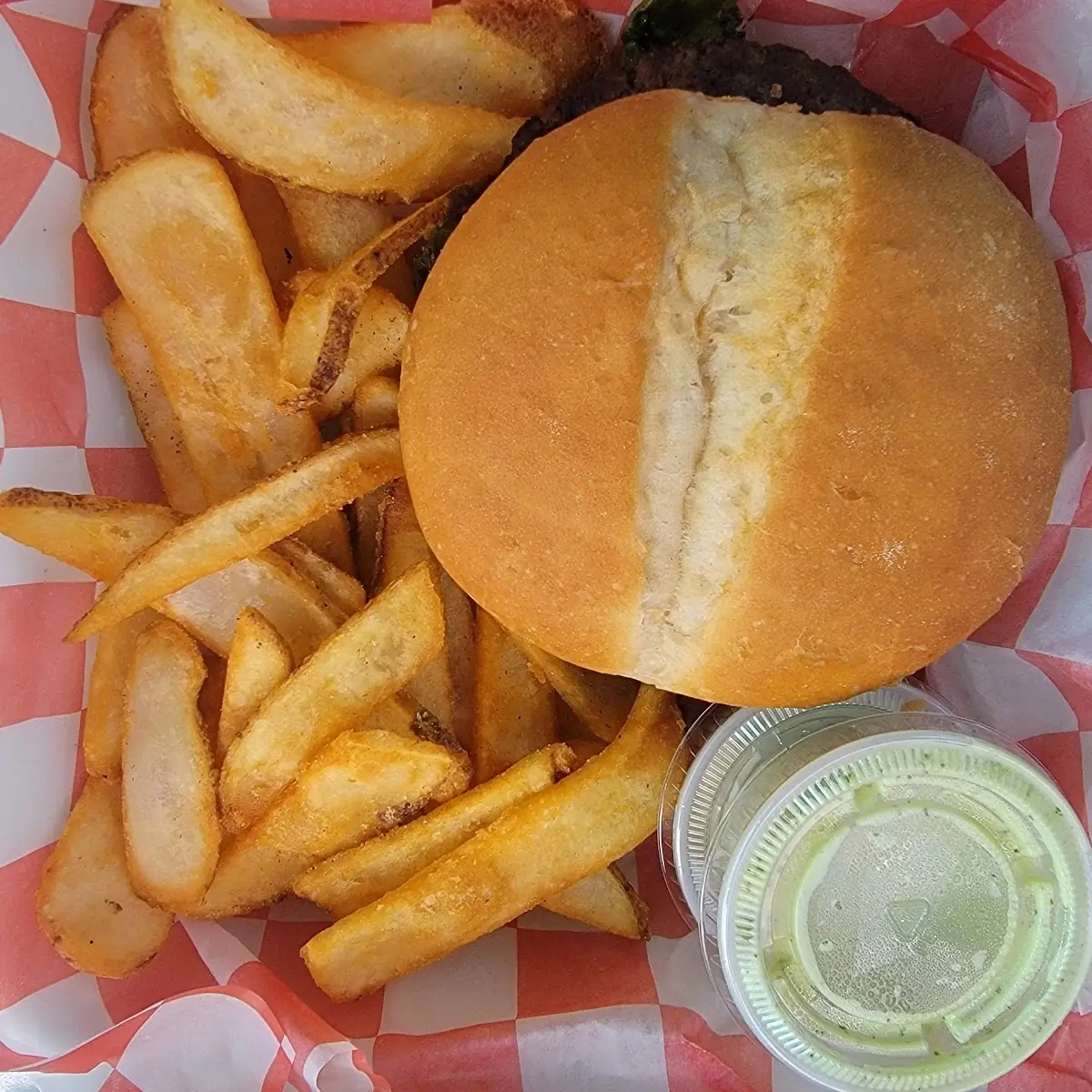 Classic Burger and Fries