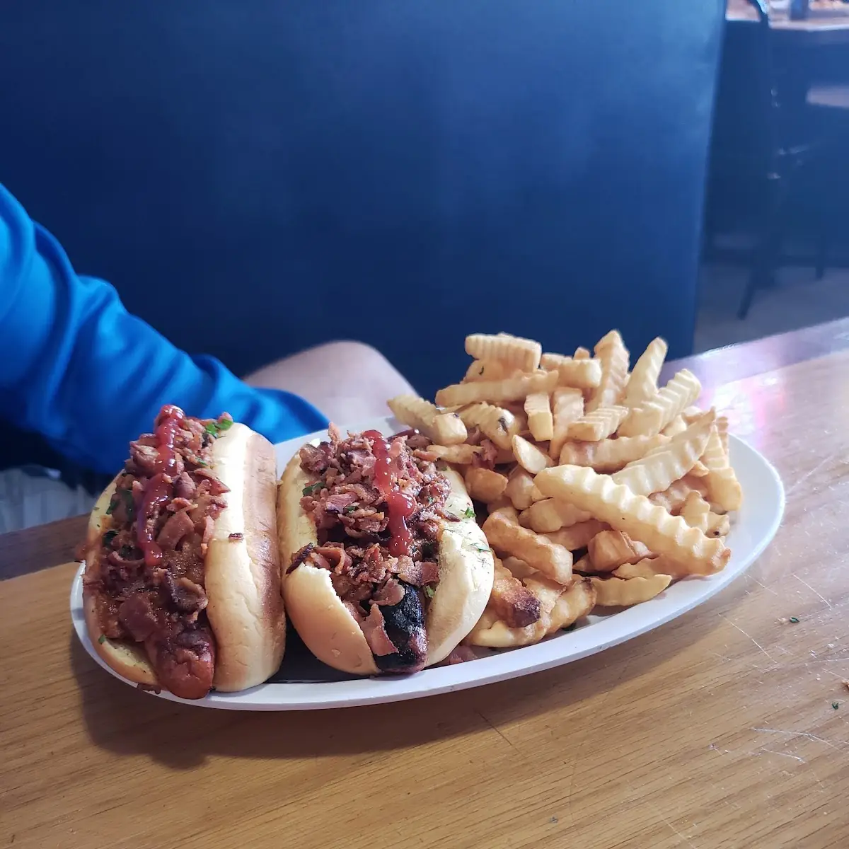Hot Dog with Fries