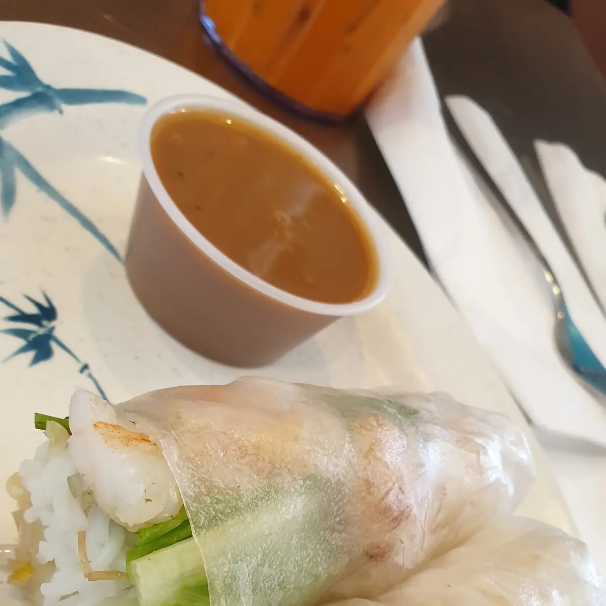 Spring Rolls Grilled Shrimp