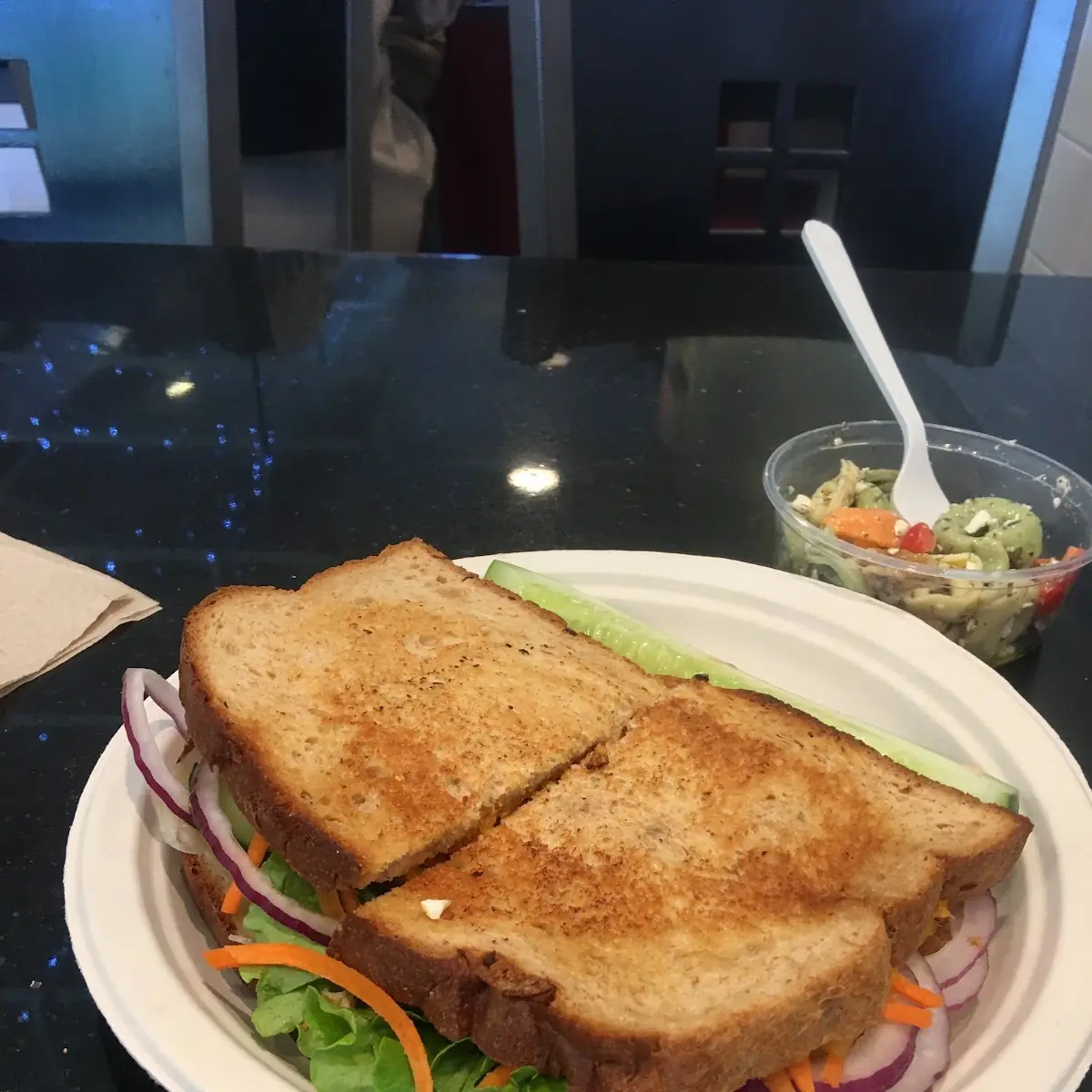 Grilled Cheese Sandwich with Veggies