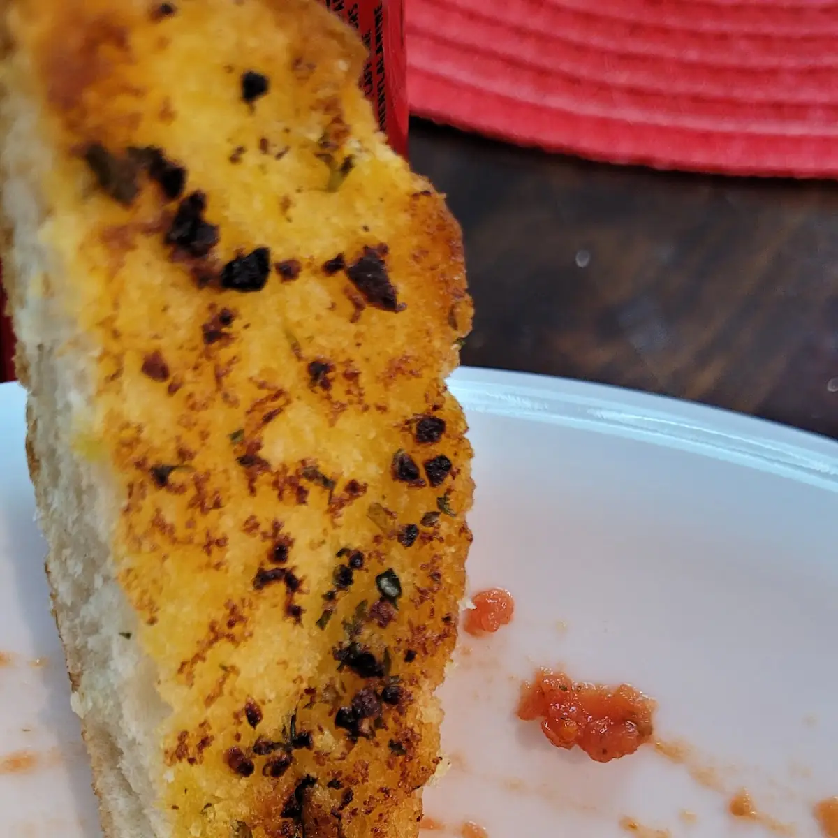 Eggplant Parmesan with Pasta and Garlic Bread