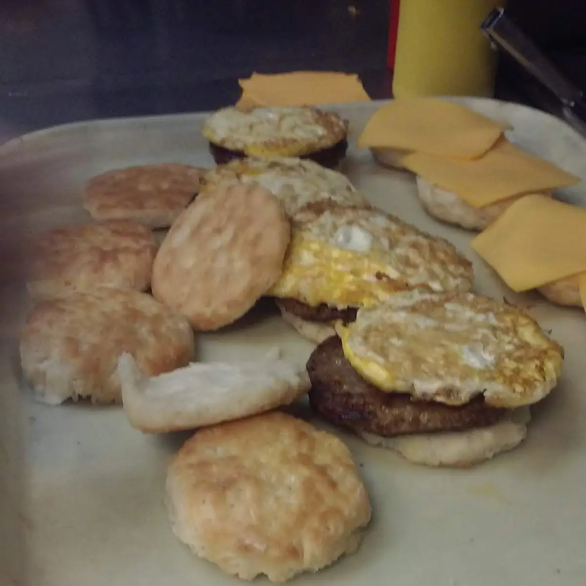Sausage and Egg Biscuit