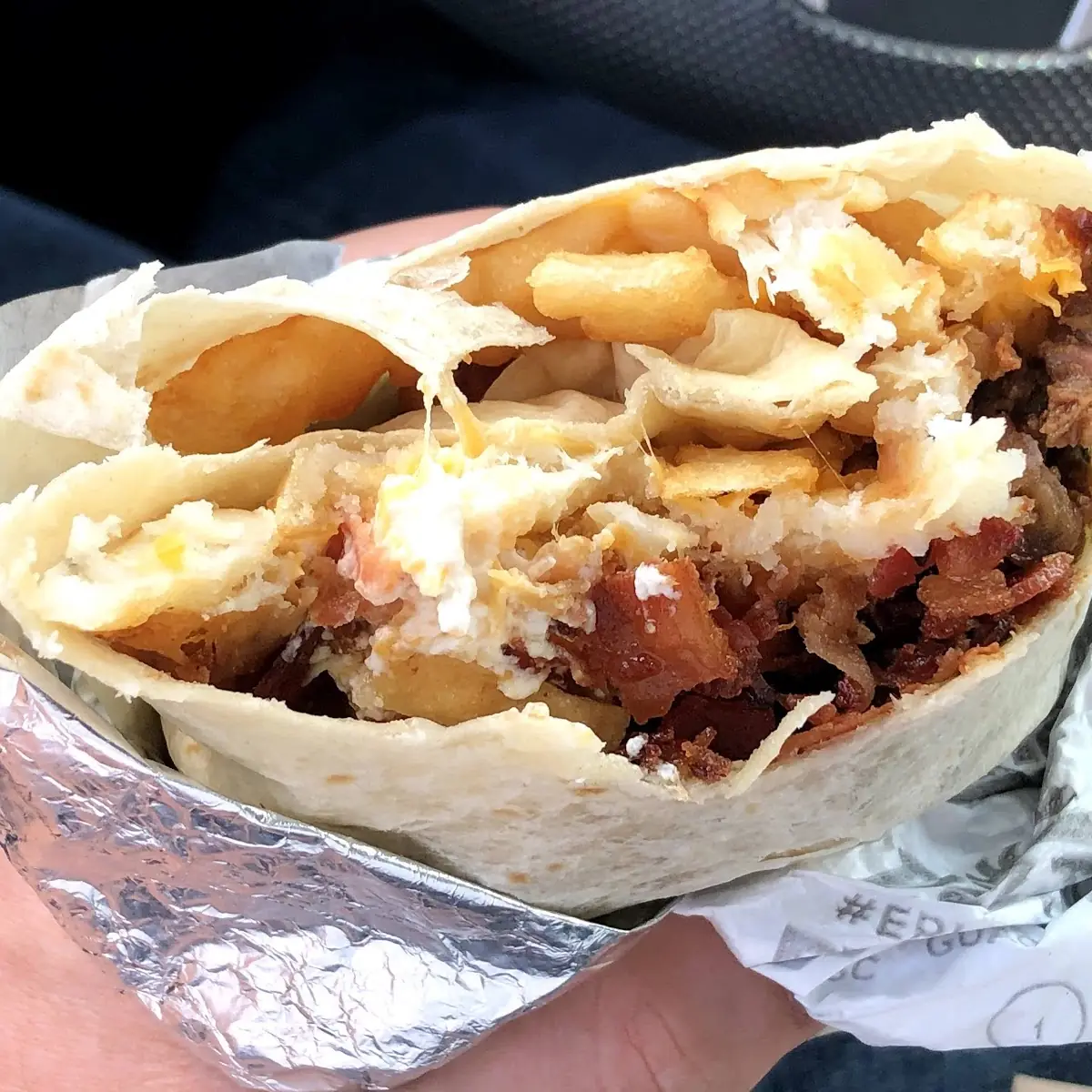Cali Bacon Chicken Burrito