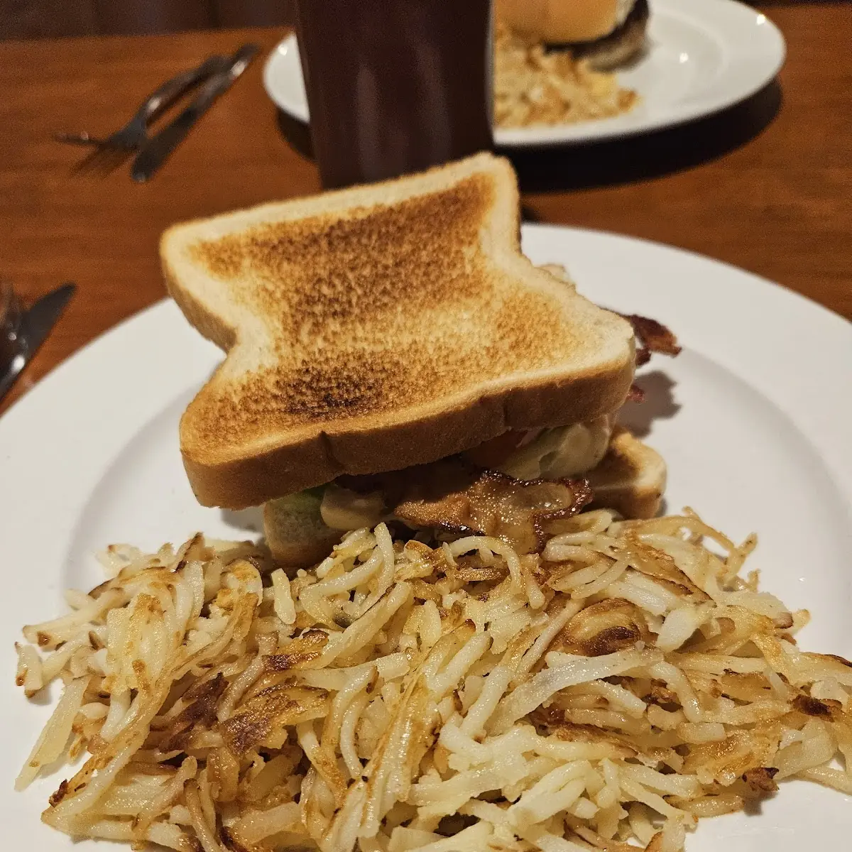 blt with Hash Browns