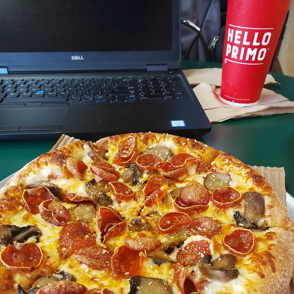 Old World Pepperoni and Mushroom Thin Crust
