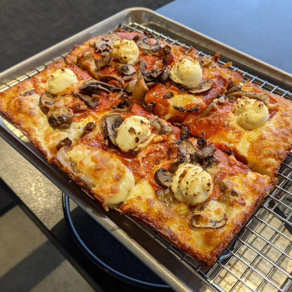 Mushroom Pizza