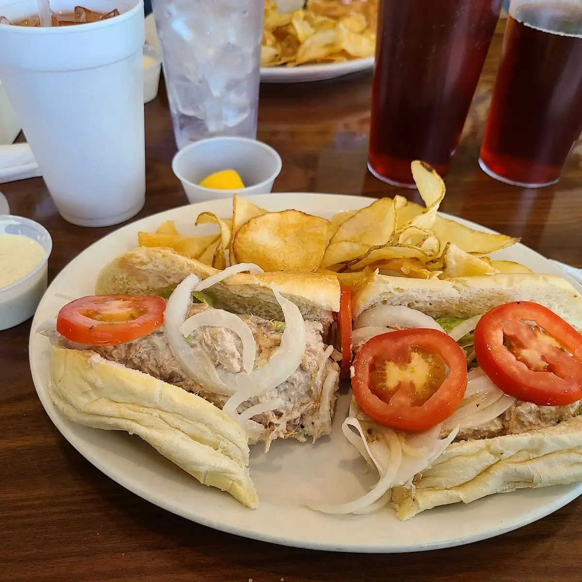 Tuna Salad Sub with Chips