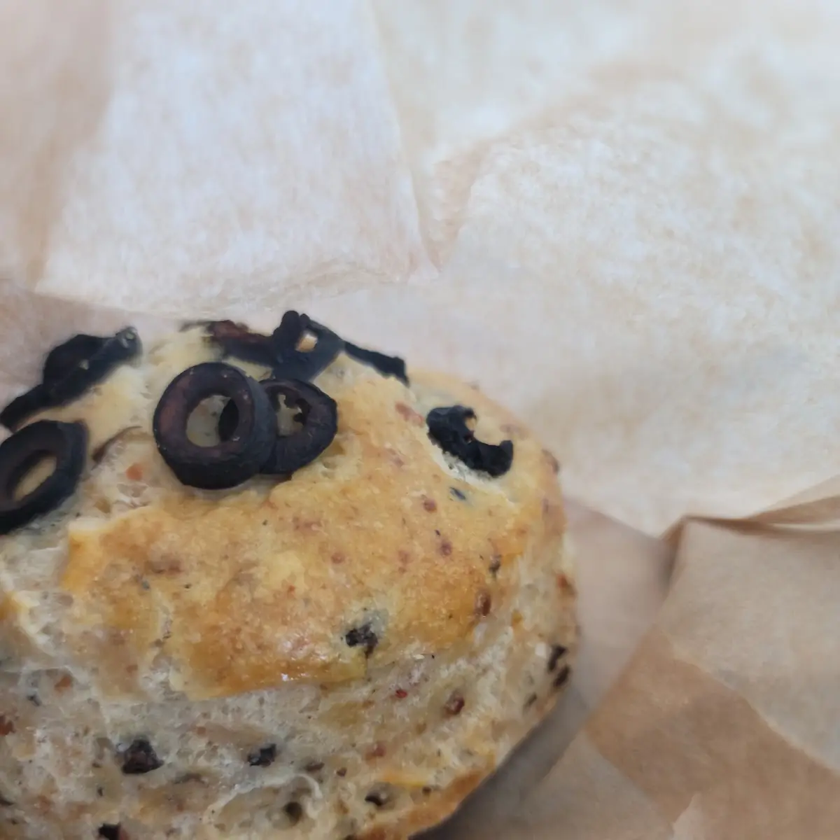 Olive and Goat Cheese Scone