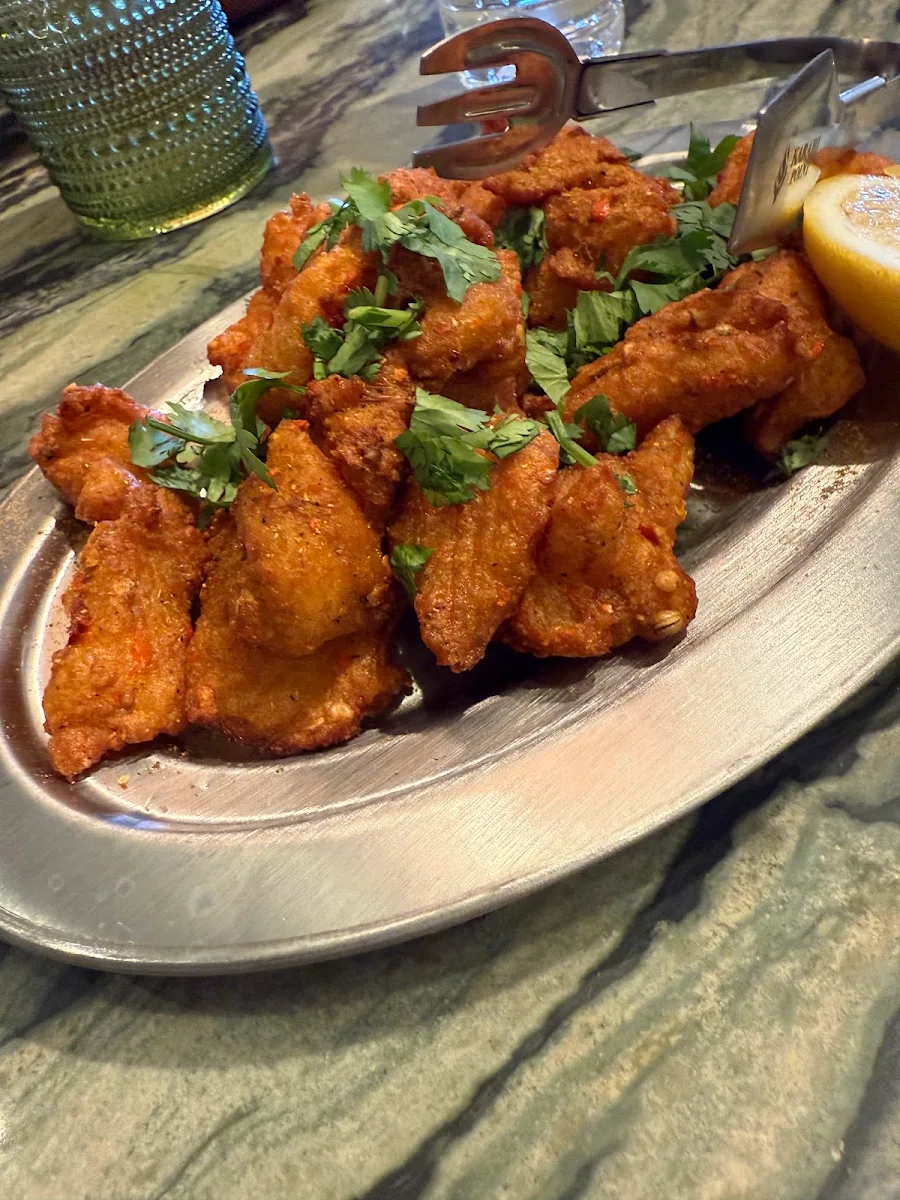 Lahori Fish and Chicken Pakoras
