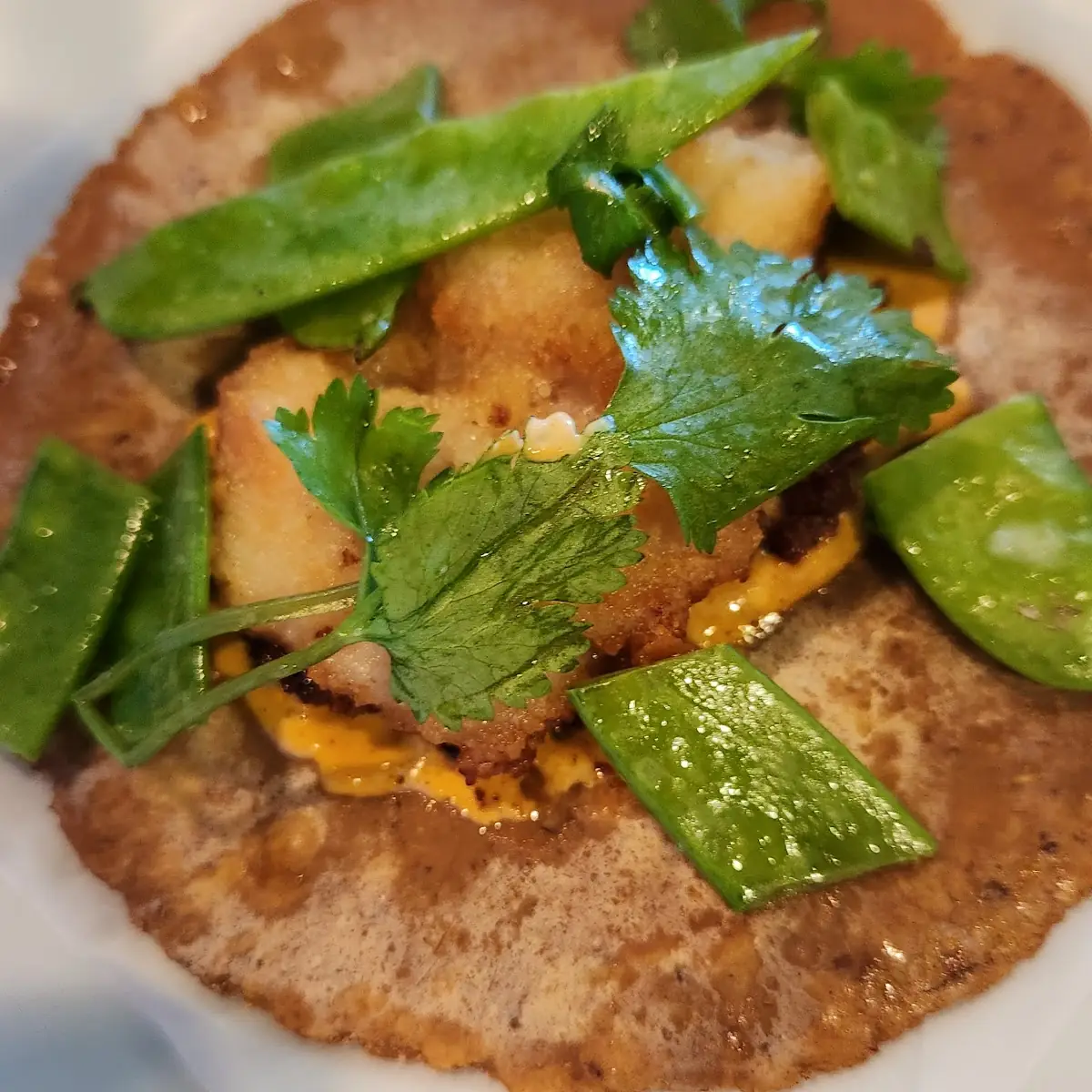 Maine Refried Beans Tostadas