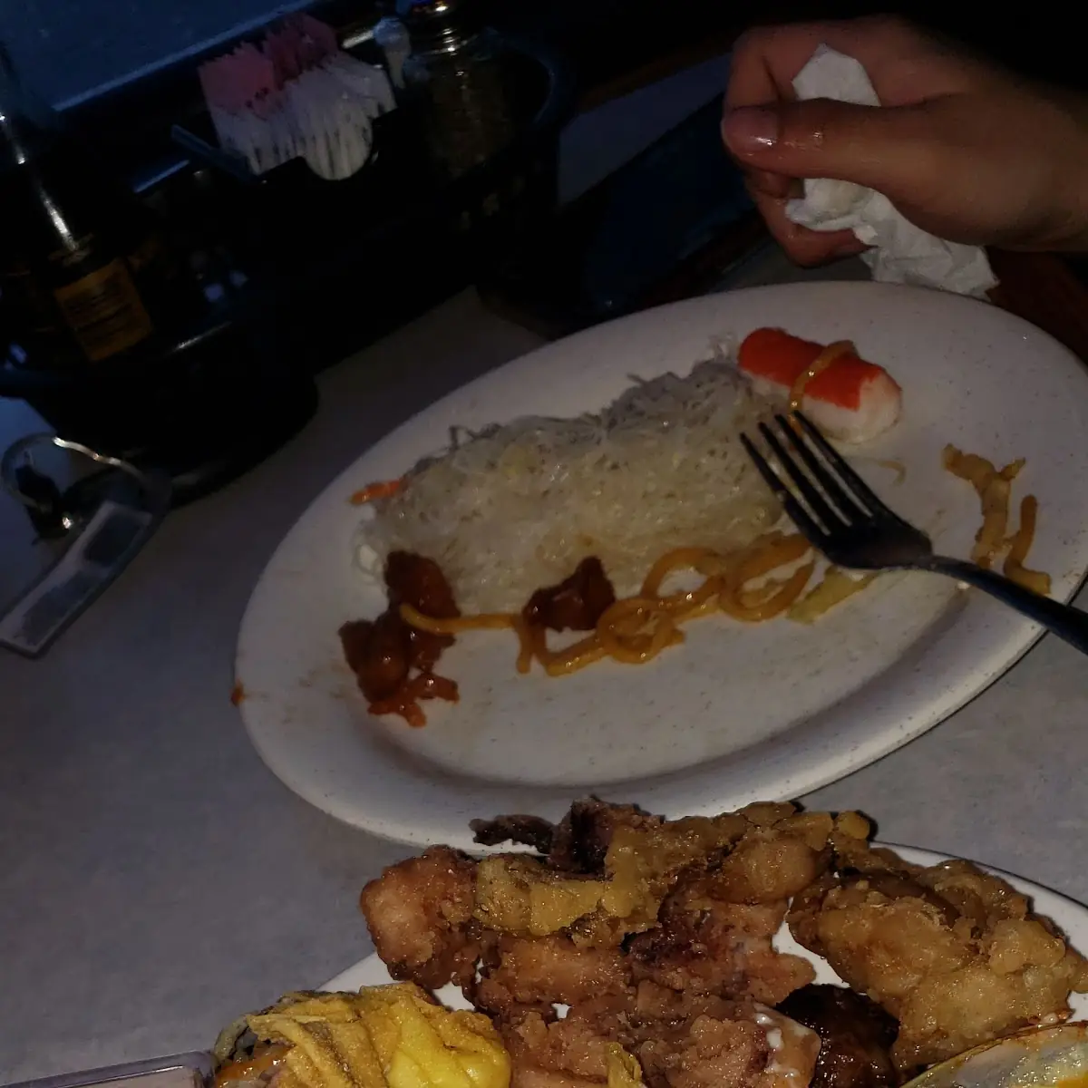 Sushi and Chicken Mix