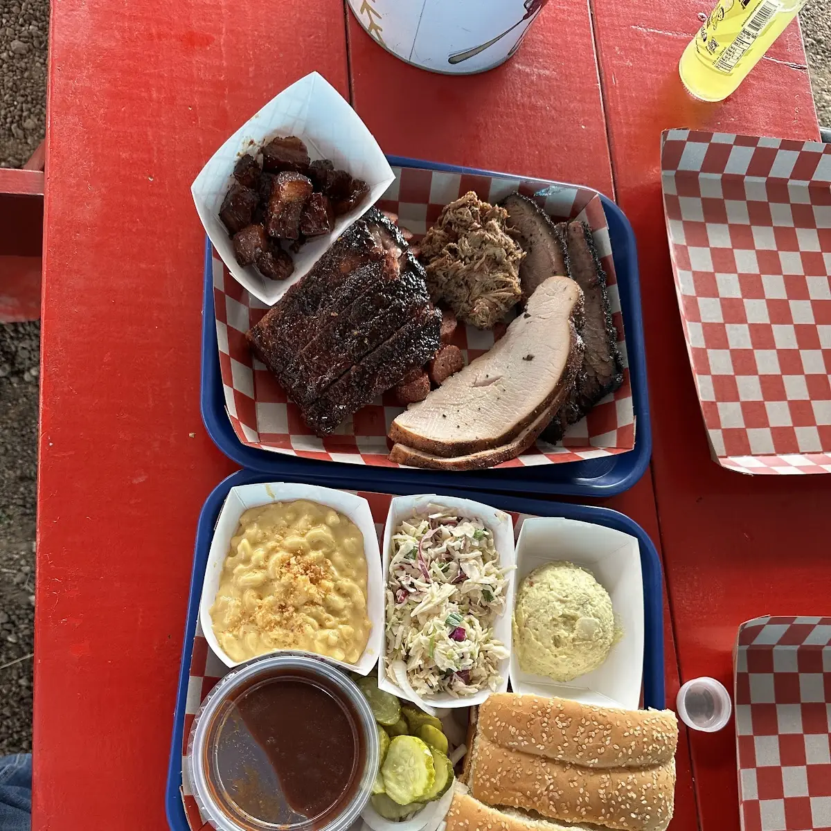 Smoked Brisket Sausage Burnt Ends Beans