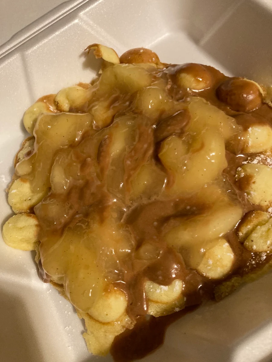 Bubble Waffle Apple