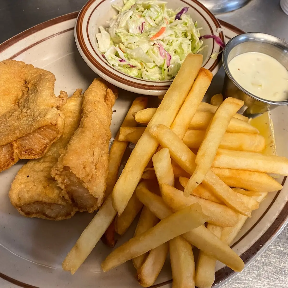 Fish on a & American Cheese
