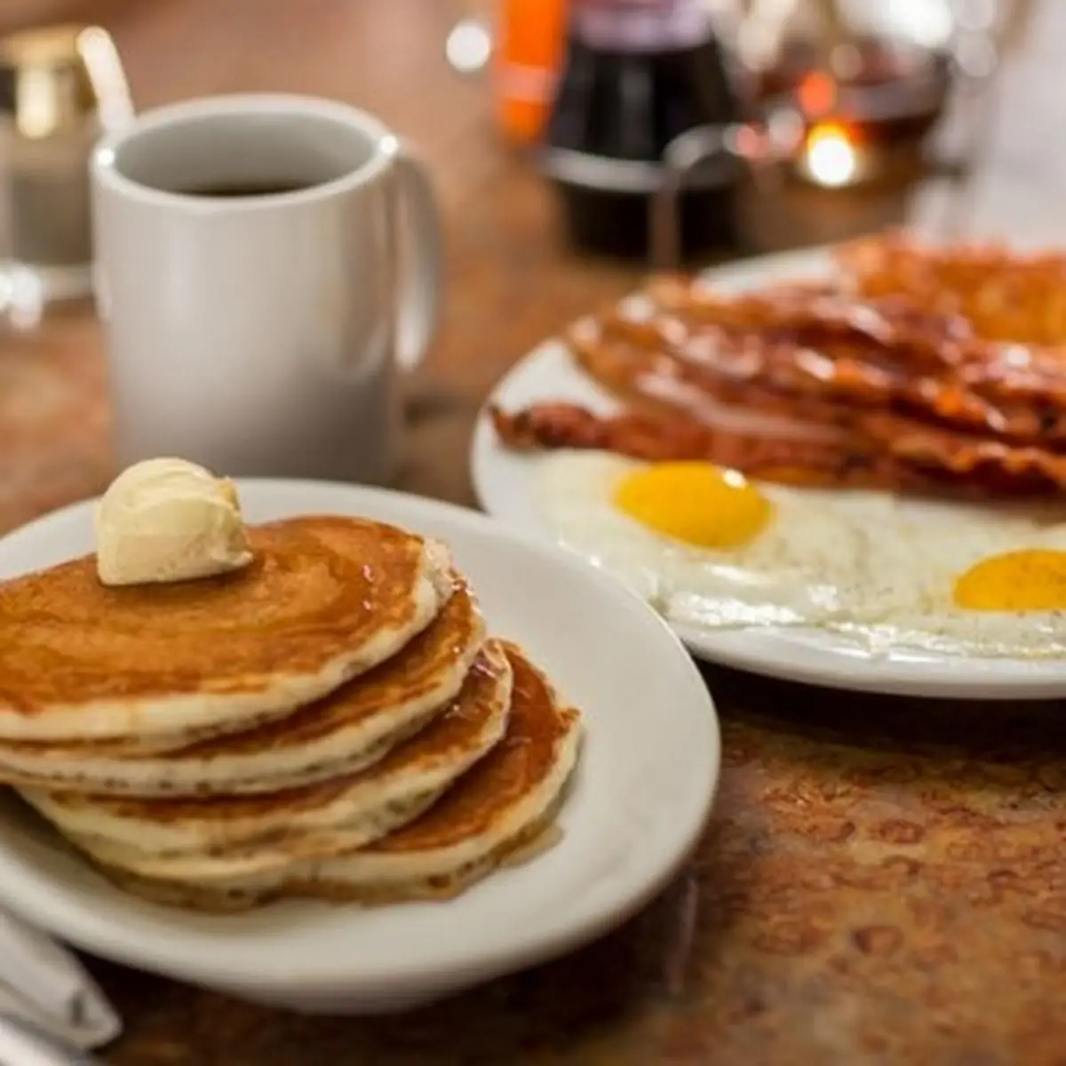 Pancakes and Eggs