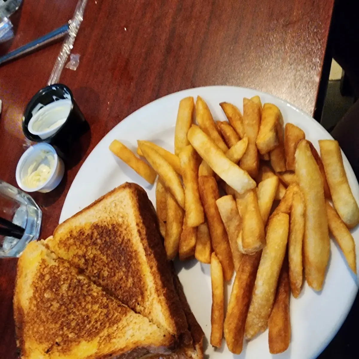 Grilled Cheese with Fries