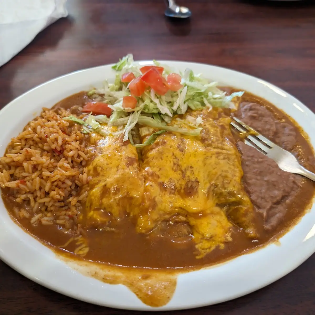 Chicken Burrito Plate