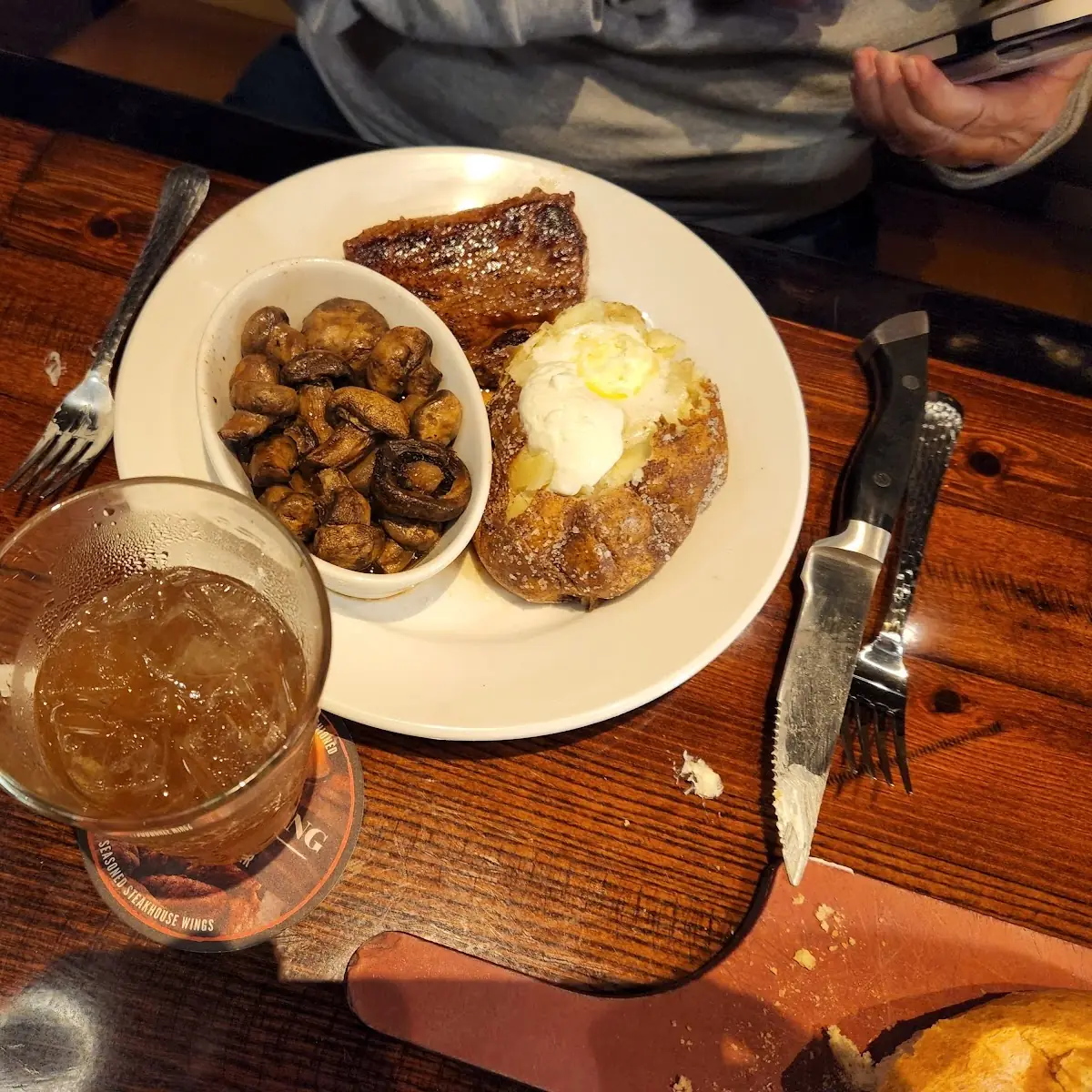 Ribeye and Baked Potato
