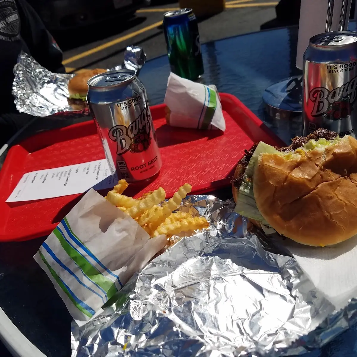 Burger and Fries