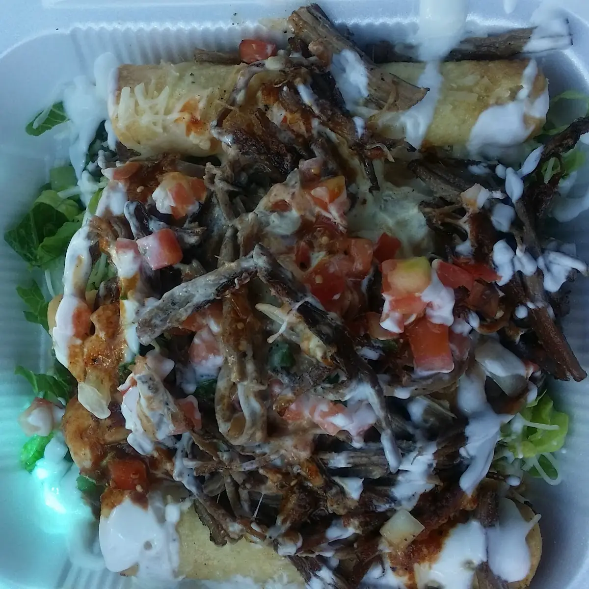 Rolled Tacos with Shredded Beef