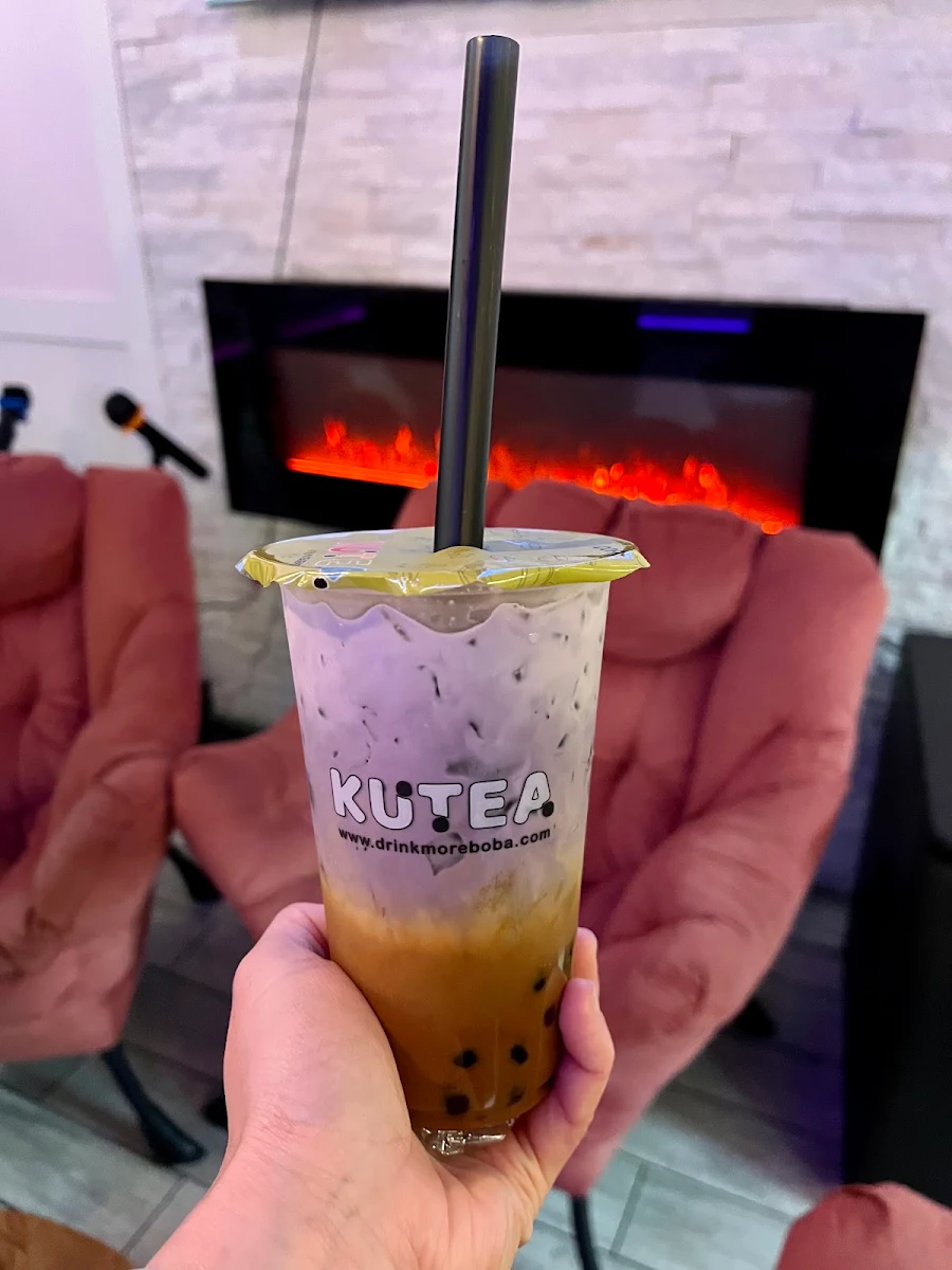 Iced Ube Coconut Latte