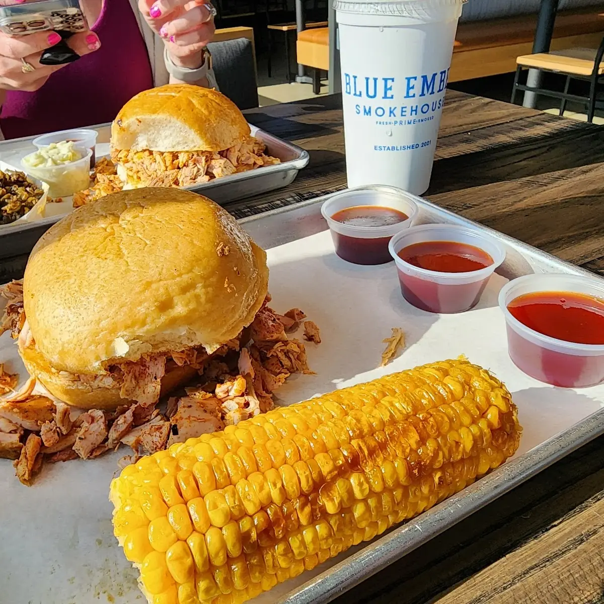 Pulled Chicken Sandwich