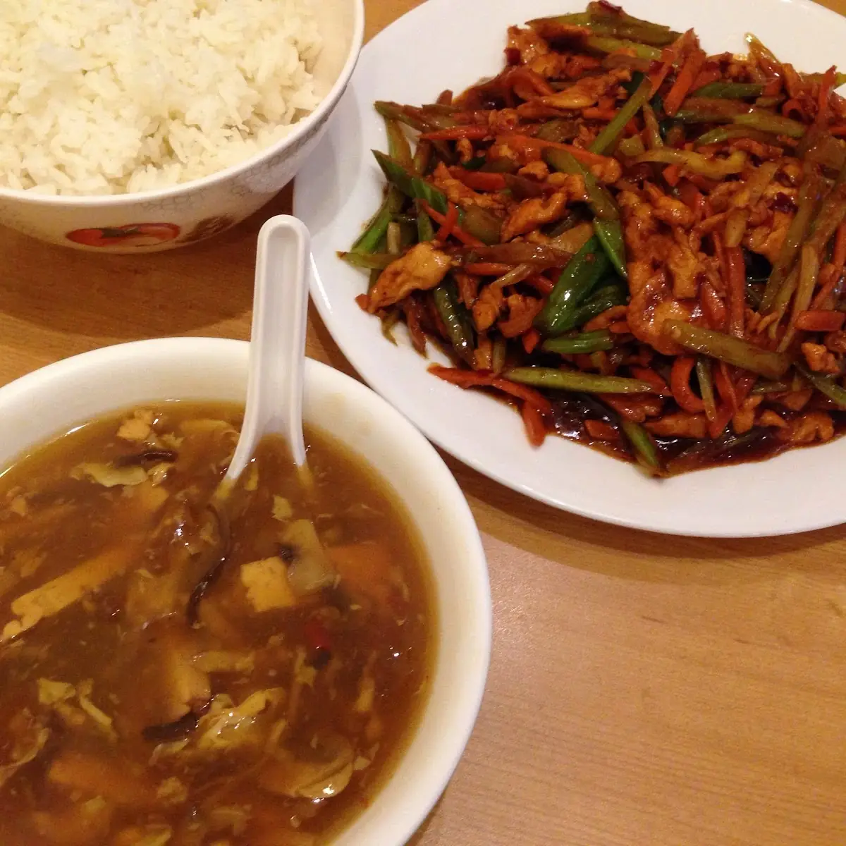 Szechuan Chicken Rice