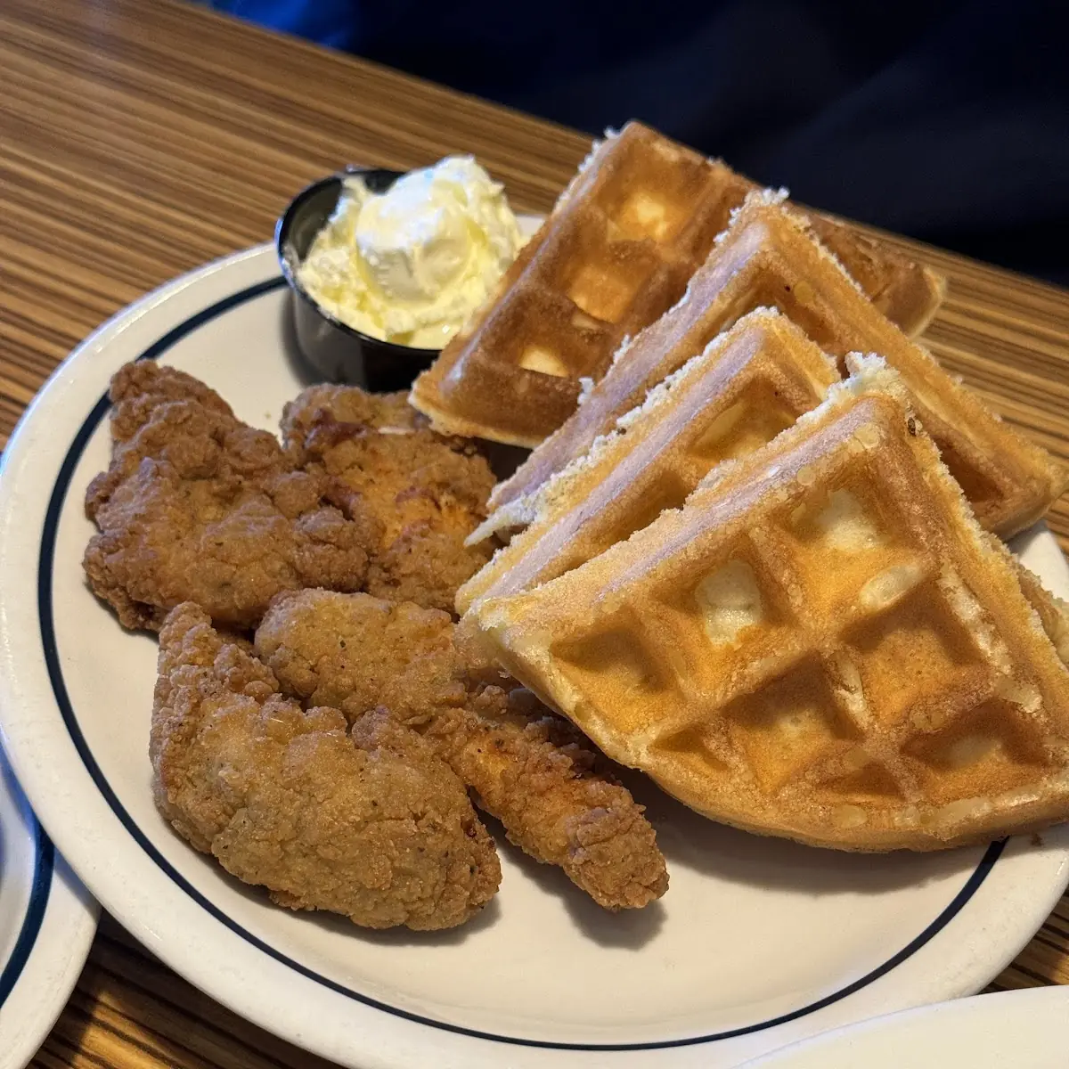 Buffalo Chicken and Waffles