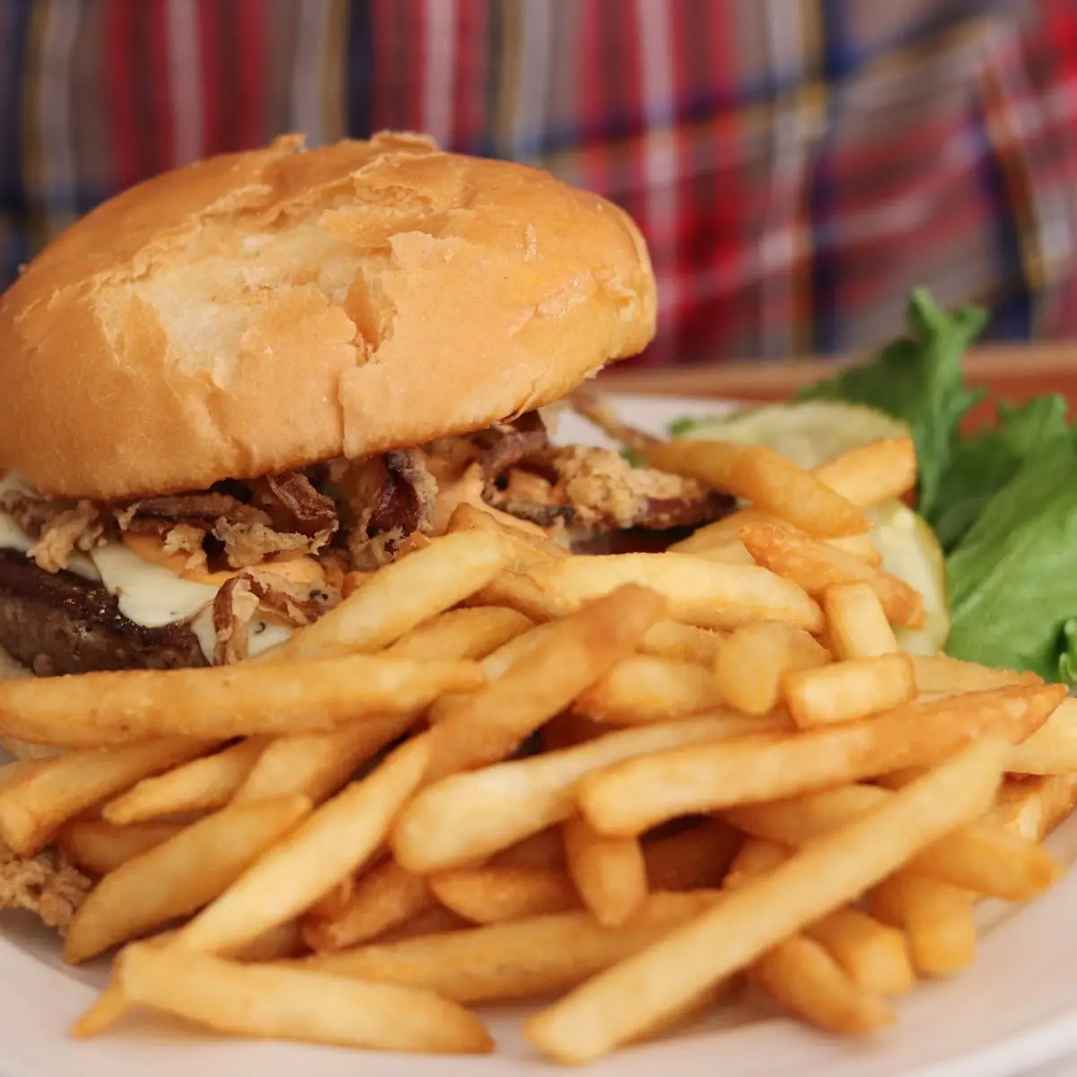 Burger and Fries