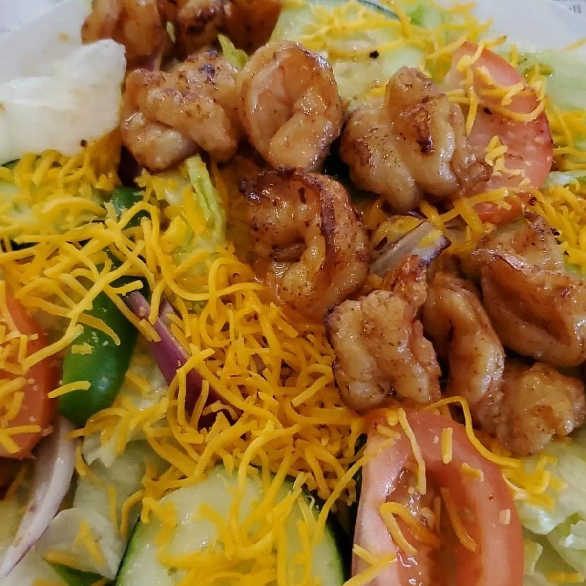 Fried Shrimp Salad