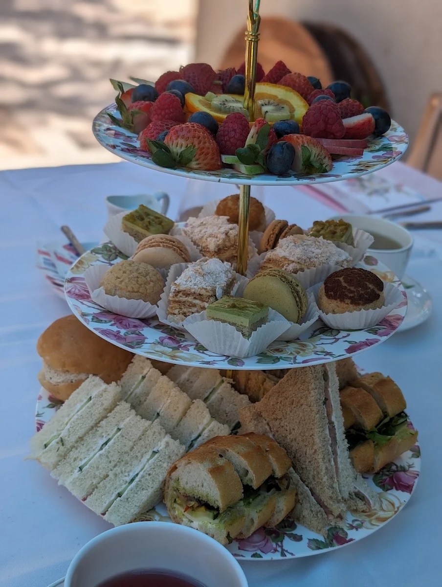 Macarons and Fresh Fruit