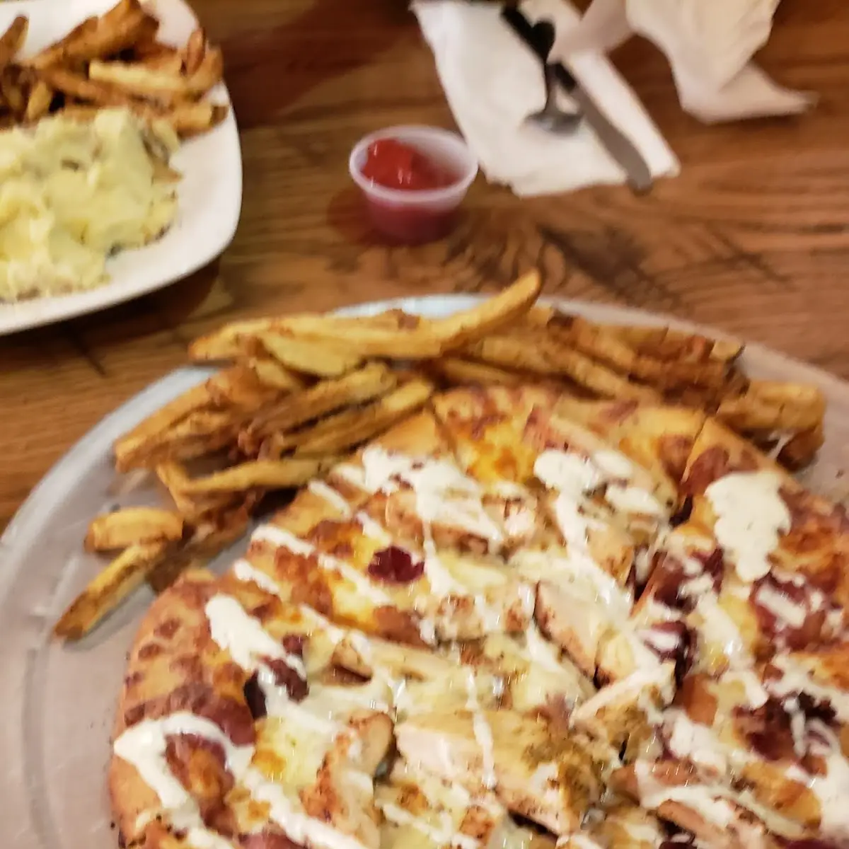 Chicken Bacon Ranch Pizza