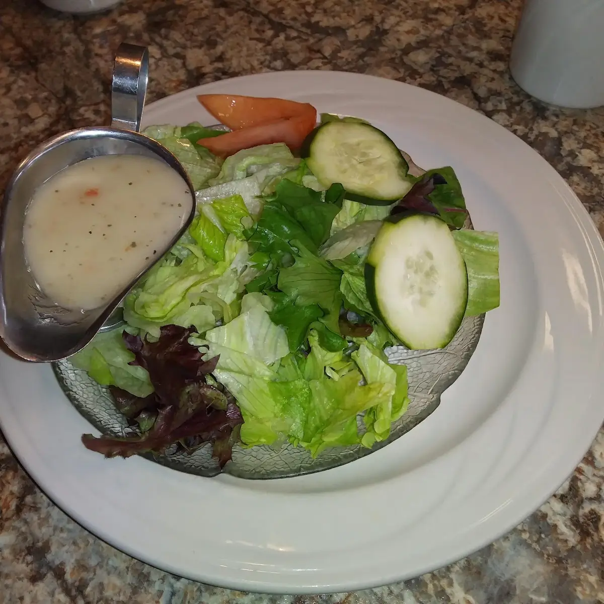 Garden Fresh Salad & Dressing