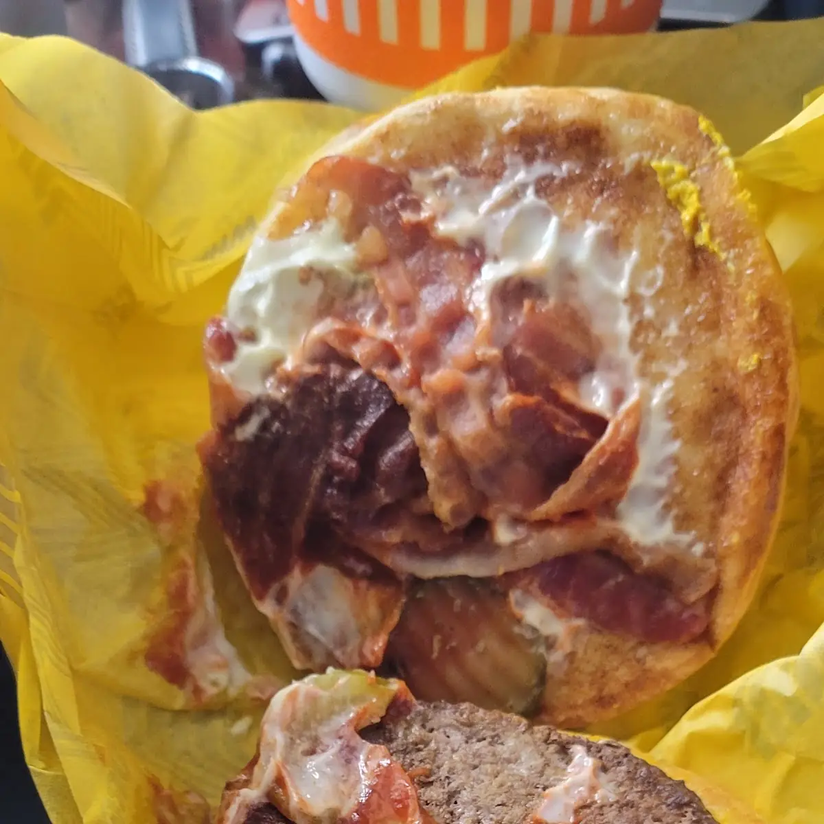 Double Cheeseburger with Bacon