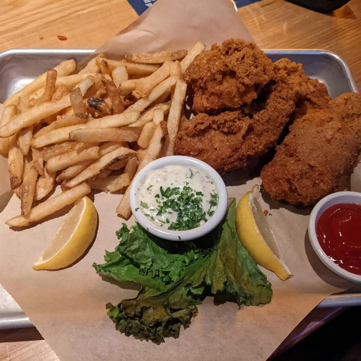 BJ's Brewhouse Blonde Fish 'N' Chips
