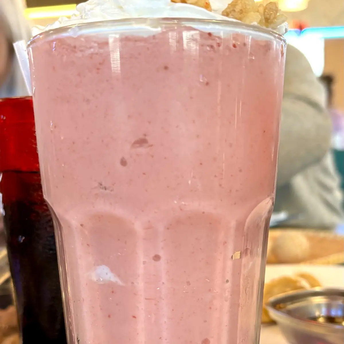 Strawberry Shake with Boba