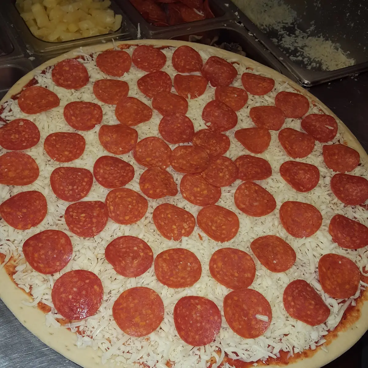 Freshly Made Pizza