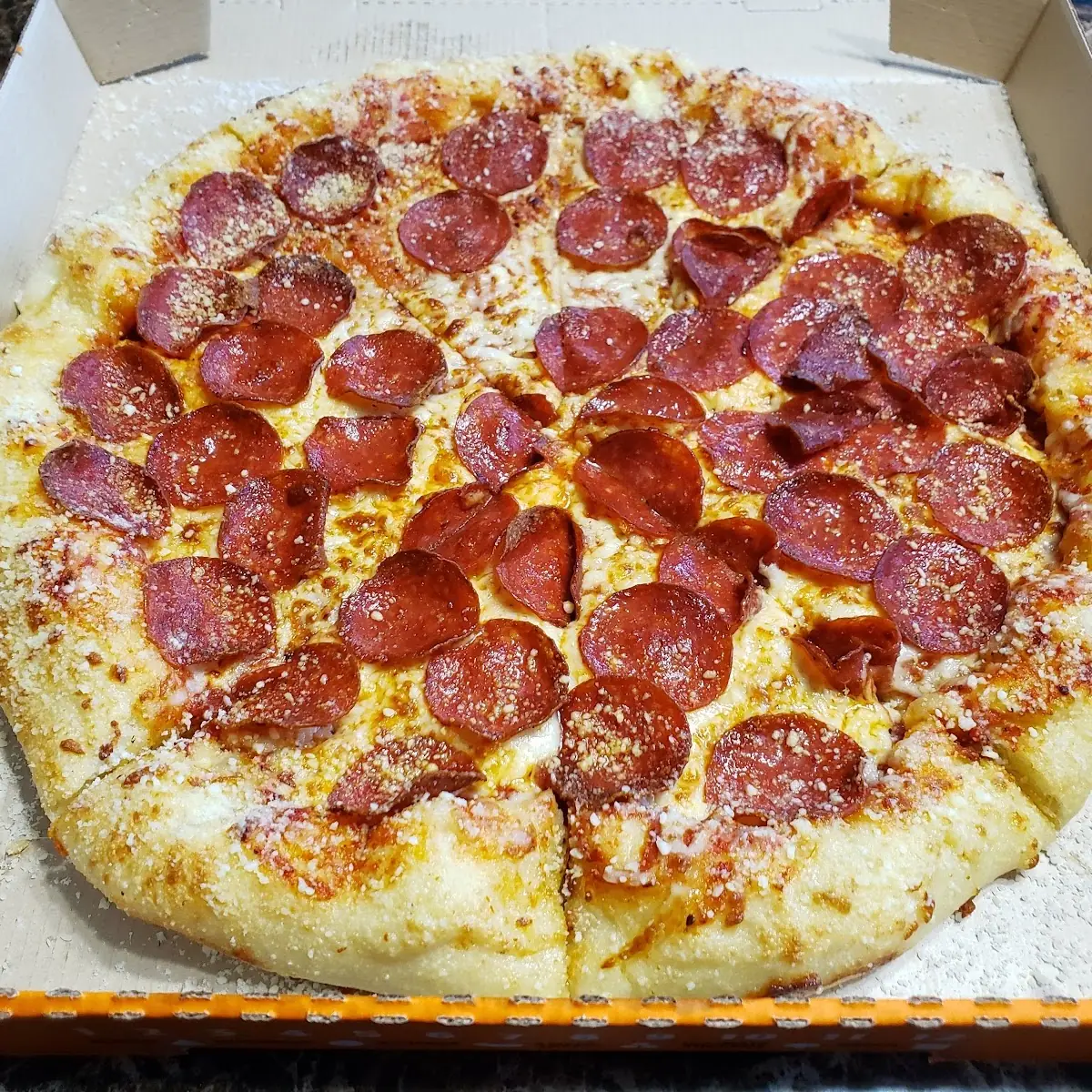 Pretzel Crust Pepperoni Pizza