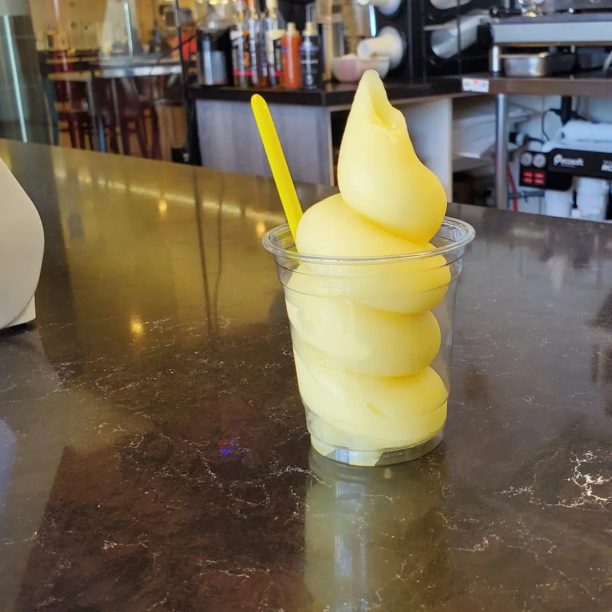 Homemade Mango Soft Serve