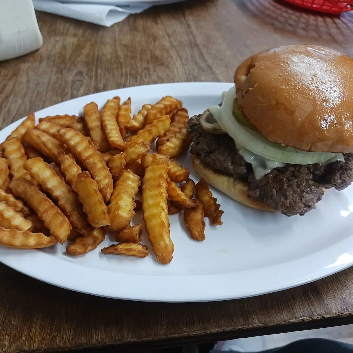 Mushroom Swiss Burger