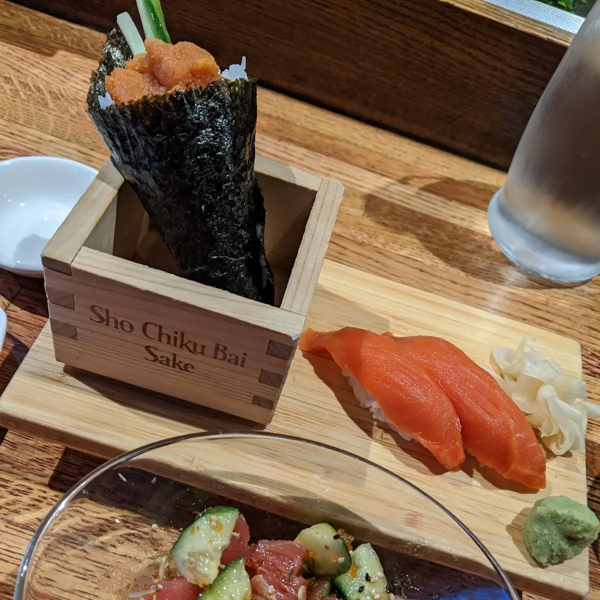 Poke Bowl and Maguro Nigiri