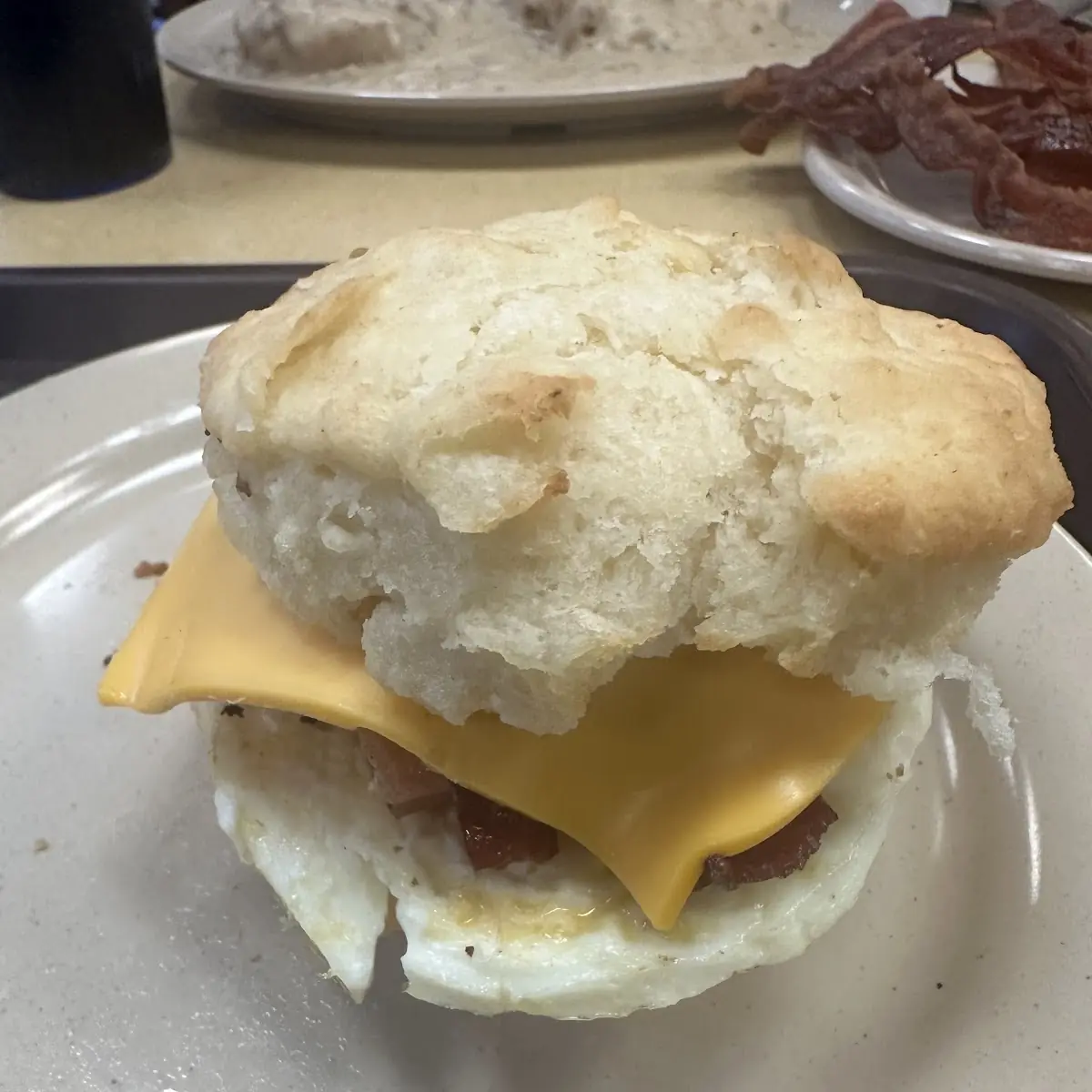 Bacon Egg and Cheese Biscuit