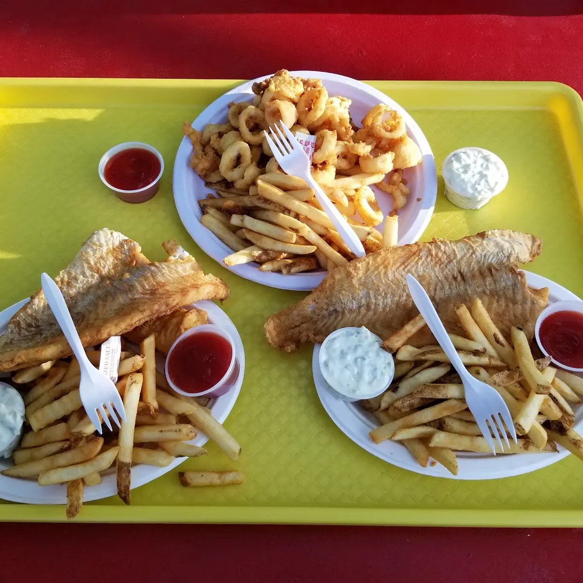 Fish and Chips Calamari