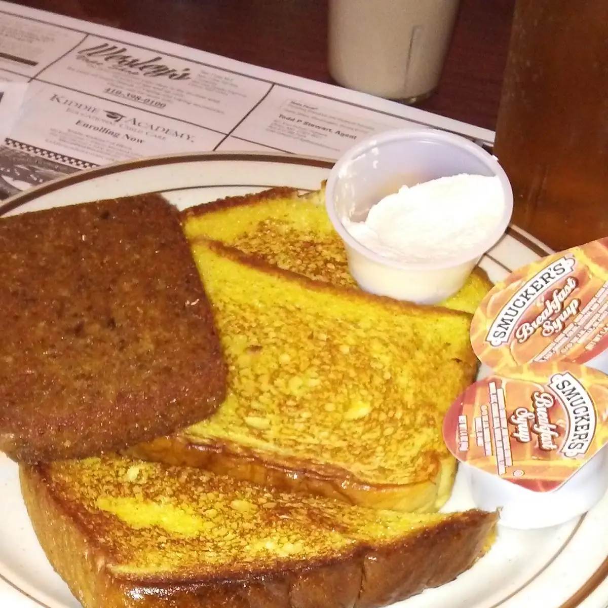 French Toast with Scrapple