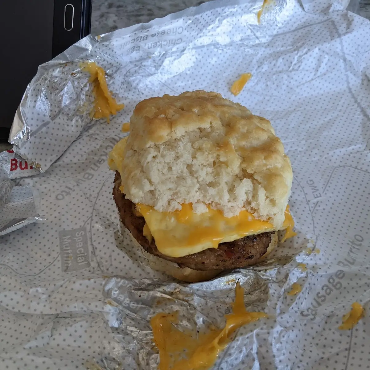 Awful Chick-Fil-A Sausage Egg Biscuit Meal