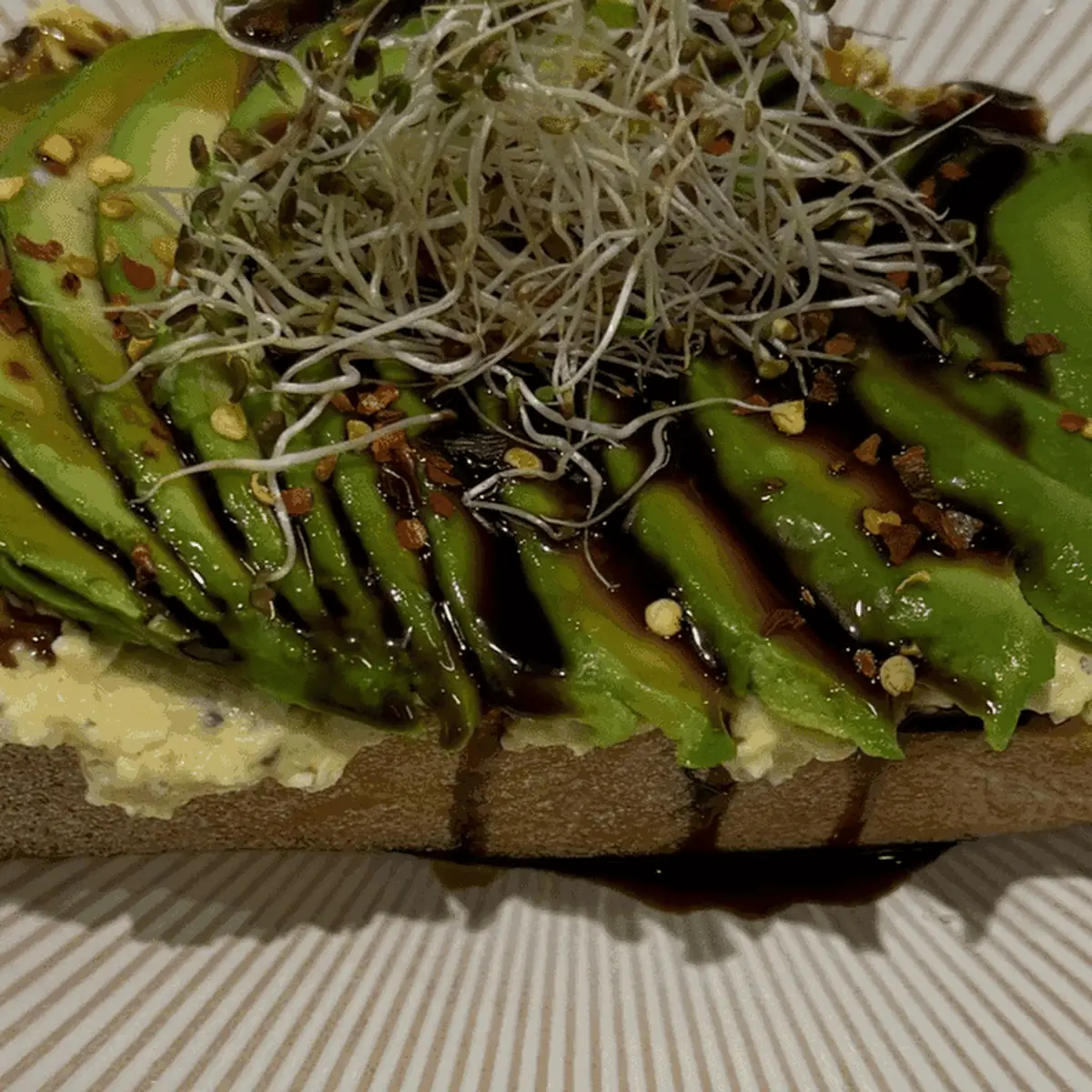 Avocado Toast with Balsamic Glaze