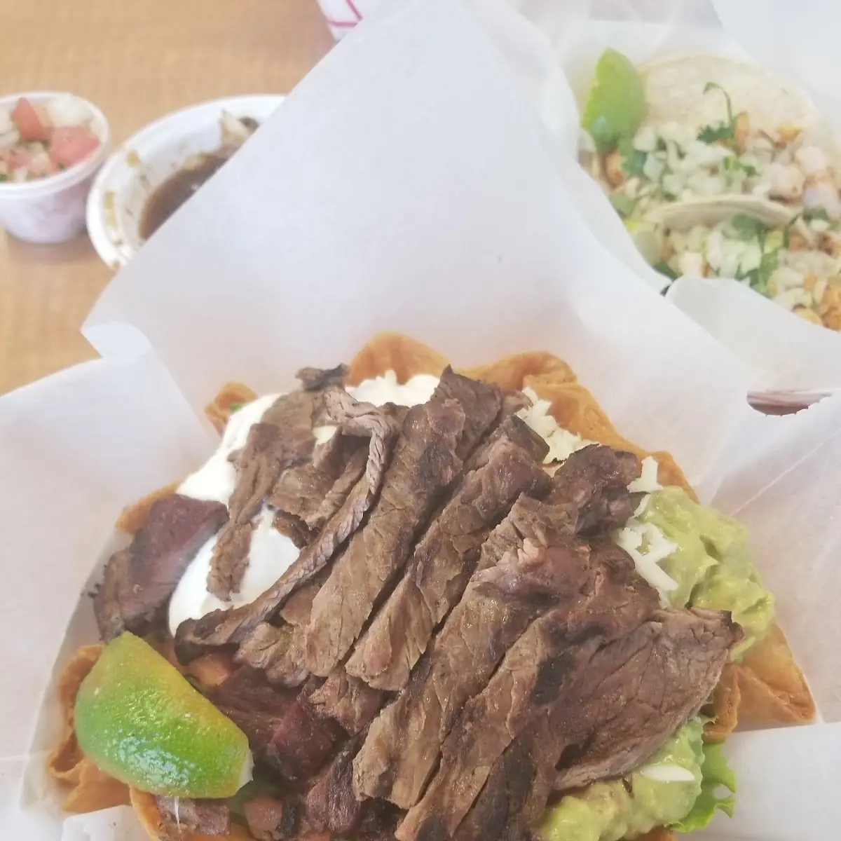 Hard Shell Steak Tostada
