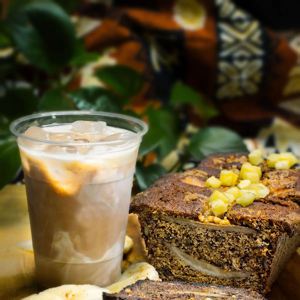 Grilled Banana Bread