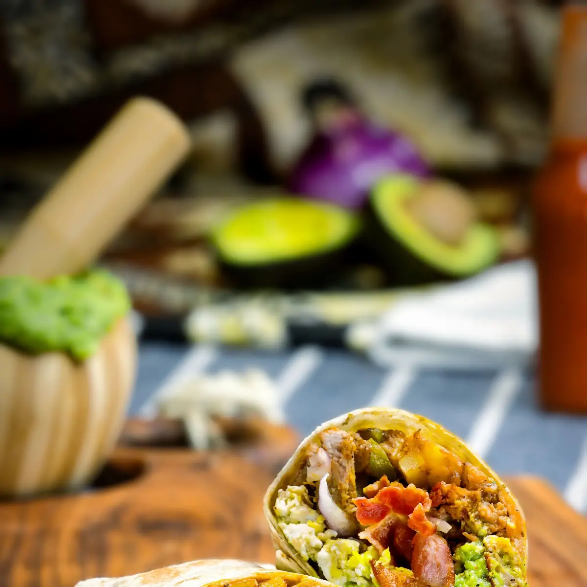Vegetarian Hangover Breakfast Burrito